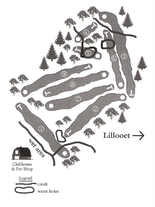 Lillooet Golf Course Layout